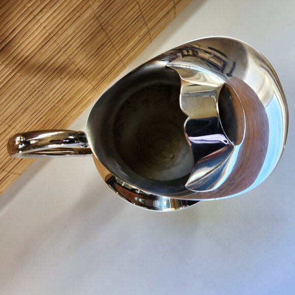 Vintage Silver Plate Water Pitcher Victorian Plate 8 1/4" EP Copper Canada - Picture 6 of 9